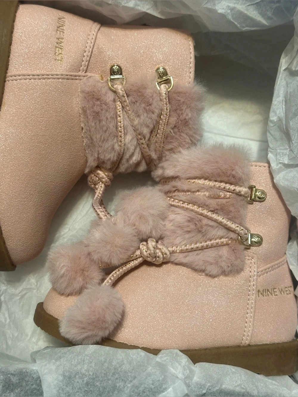 Nine West Toddler girls snow boots